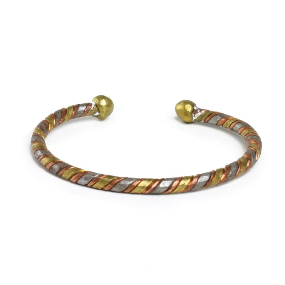 Beautiful Copper and Bronze Twist Bracelet